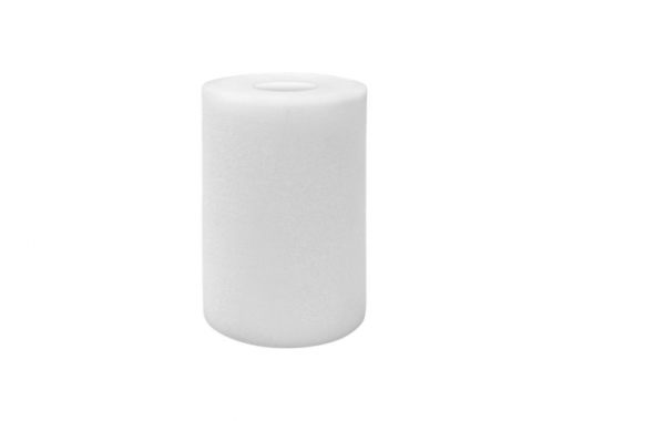 Filtre cylindrique en mousse - percé au 2/3 - 8 po (20,32 cm) x 6 po (15,24 cm)